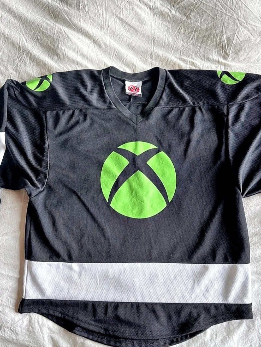 K1 Sportswear Xbox Promotional Hockey Jersey Black & White